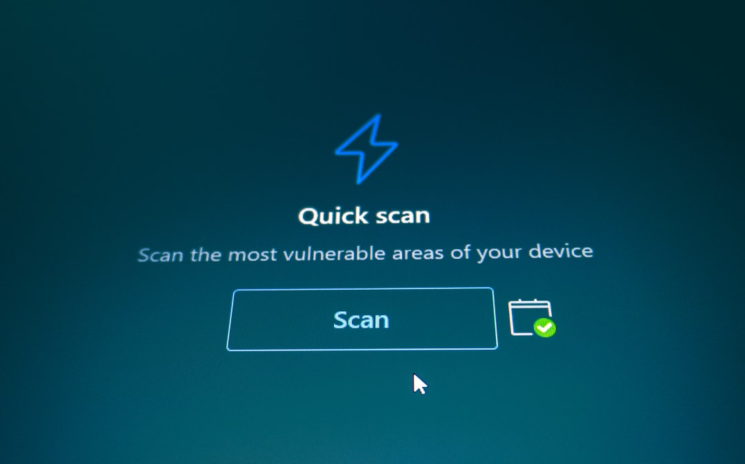 quick-scan-button-on-a-blue-background-tol3g-7rmxc